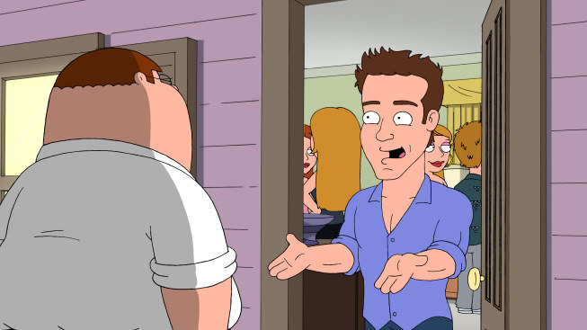 Animation of Ryan Reynolds in Family Guy