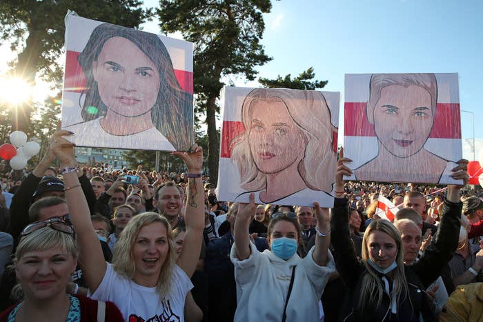 Women Challenge Authoritarian Run Of Belarus President