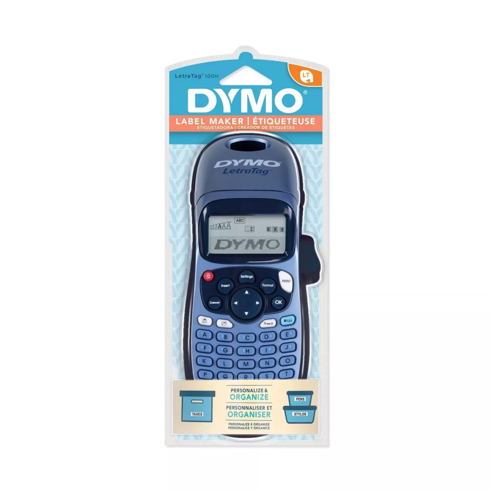 A Dymo Label Maker in its packaging