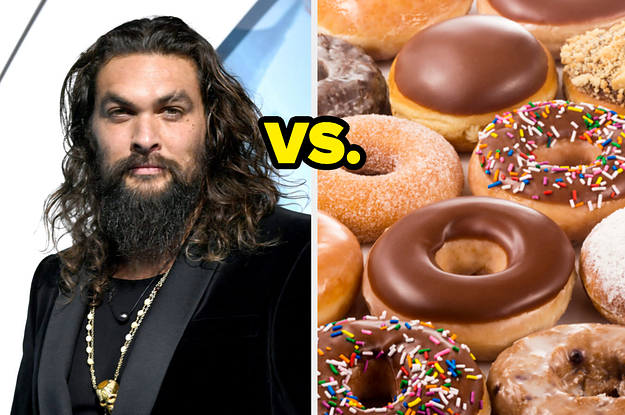 Jason Momoa and doughnuts