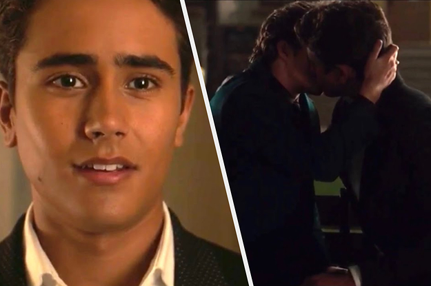 Victor and Benji kiss in