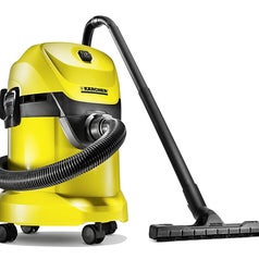 A yellow vacuum cleaner