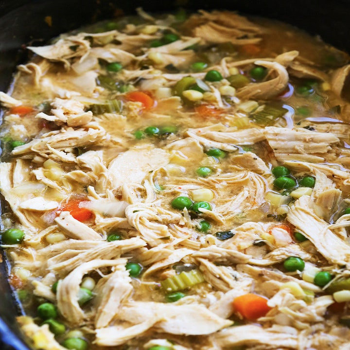 Creamy shredded chicken