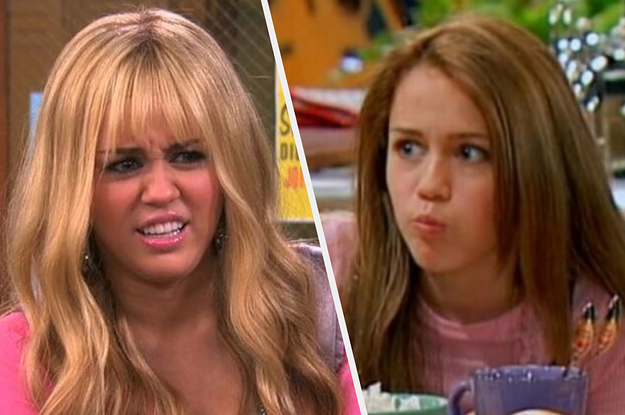 Hannah and Miley being shocked at the difficulty of this quiz