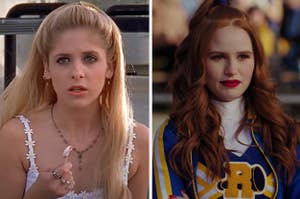 Buffy Summers from "Buffy the Vampire Slayer" and Cheryl Blossom from "Riverdale"