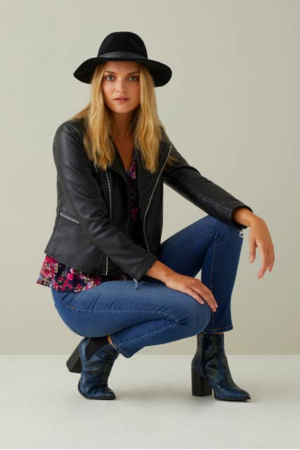 Perfect Faux Leather Moto Jacket