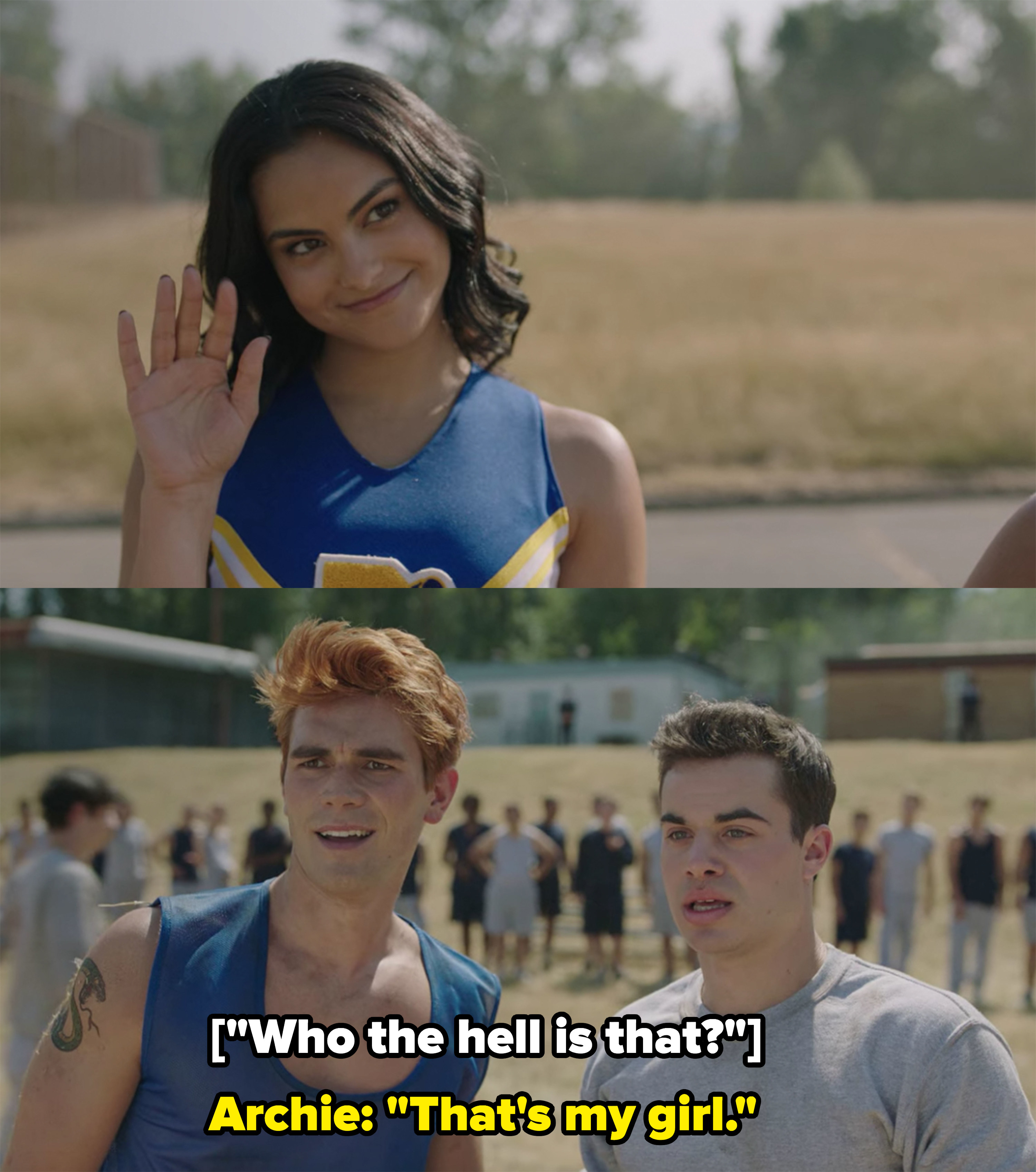 Veronica waves at Archie outside of jail and he says, &quot;That&#x27;s my girl&quot;
