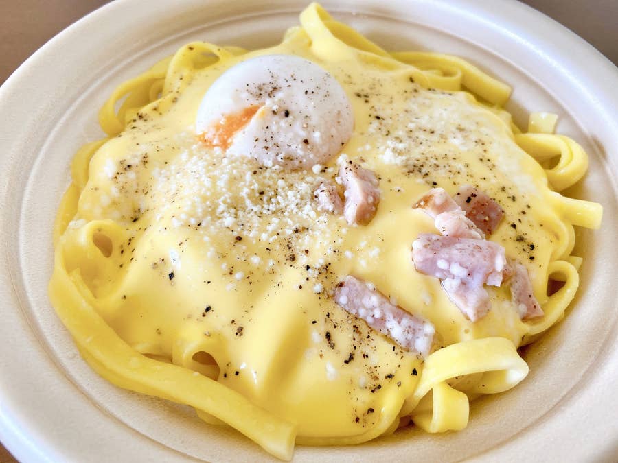 本当にコンビニのパスタなの ローソンの 濃厚カルボナーラ が笑っちゃうくらい美味しい