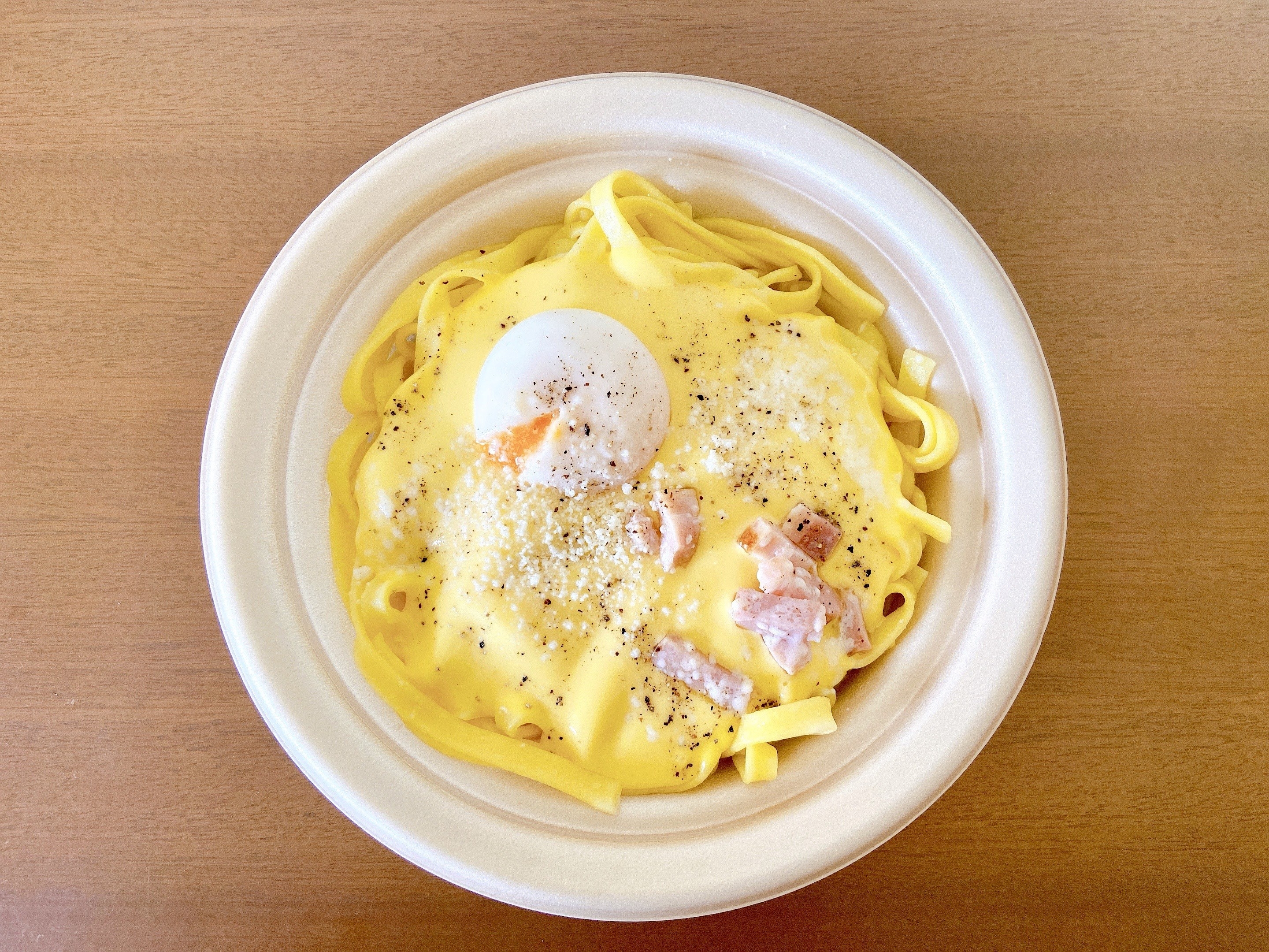 本当にコンビニのパスタなの ローソンの 濃厚カルボナーラ が笑っちゃうくらい美味しい