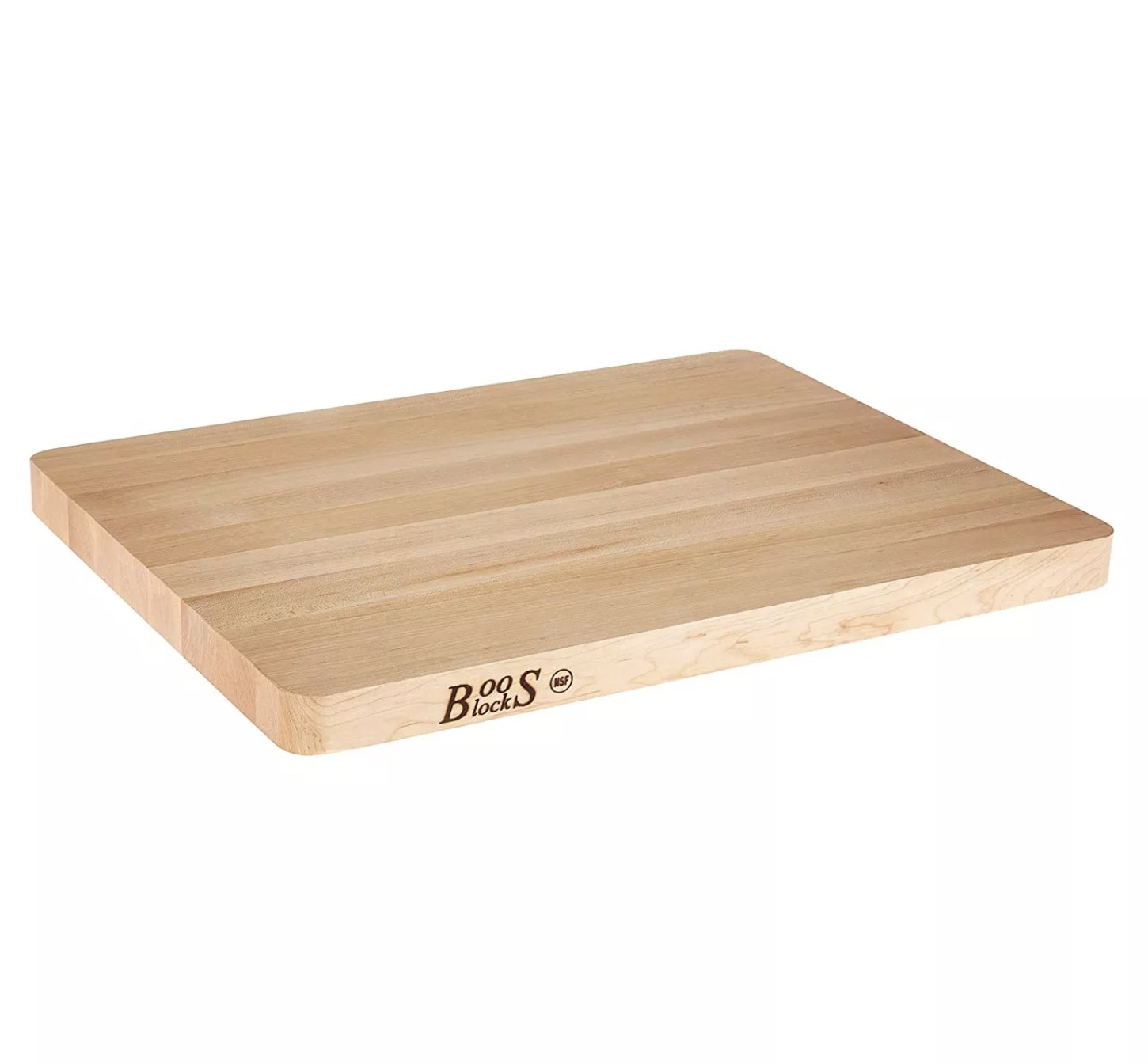 A maple wood cutting board