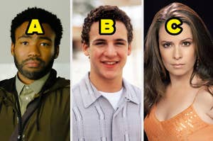 Earn from Atlanta, Cory from Boy Meets World, and Piper from Charmed