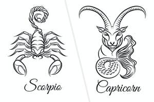 Scorpio and Capricorn