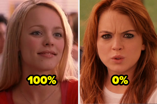 An image of Regina George and an image of Cady Heron from Mean Girls