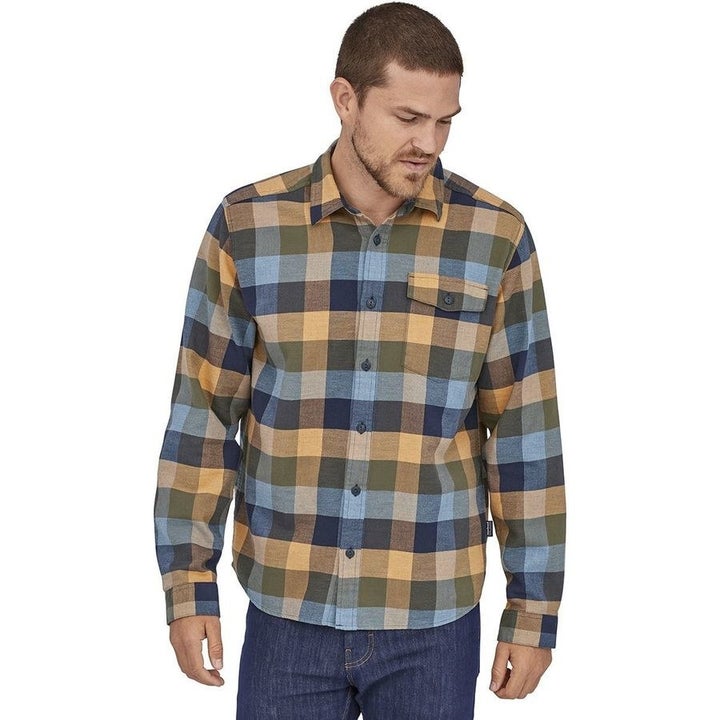 Model in the yellow flannel