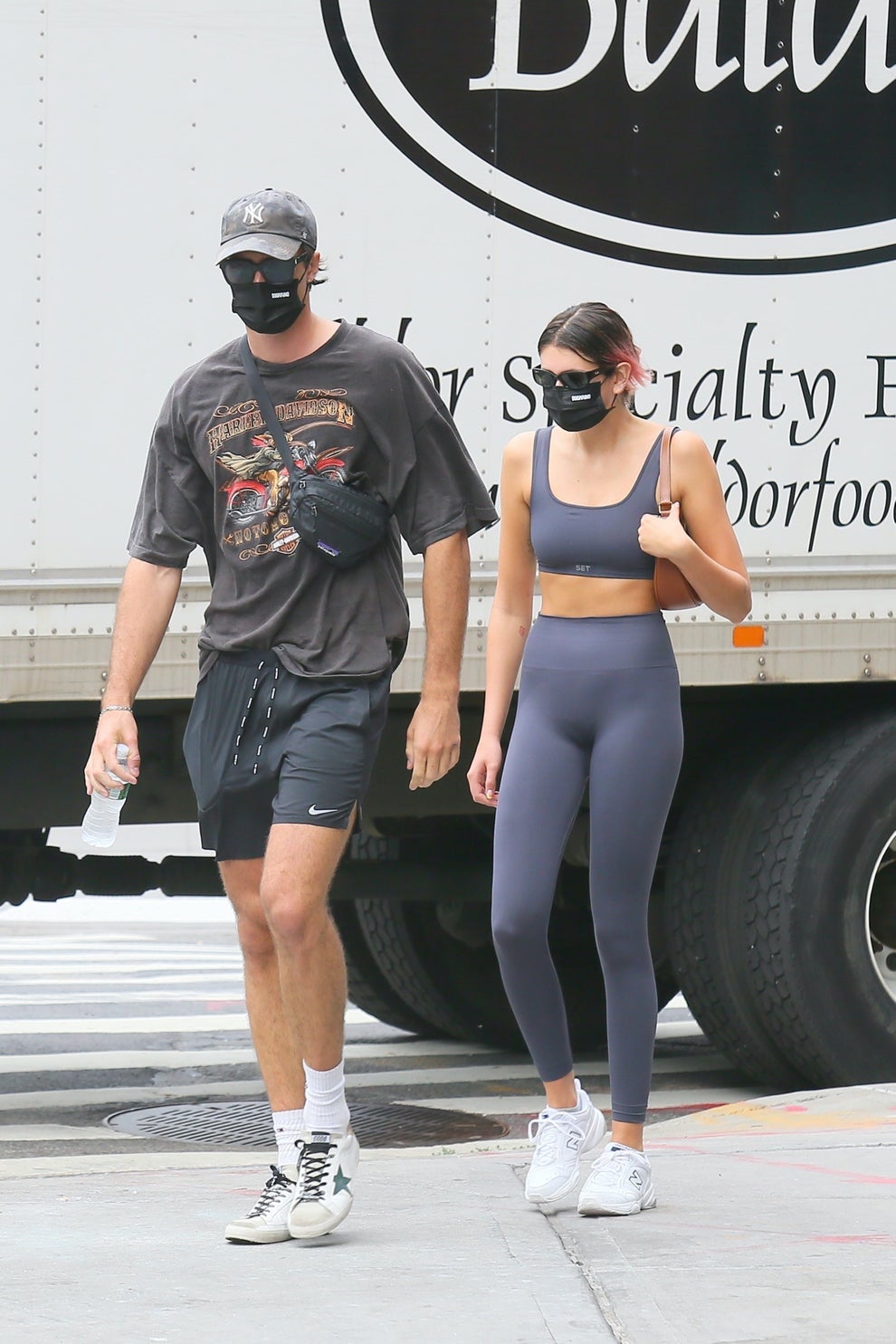 New Couple Jacob Elordi And Kaia Gerber Walking Around