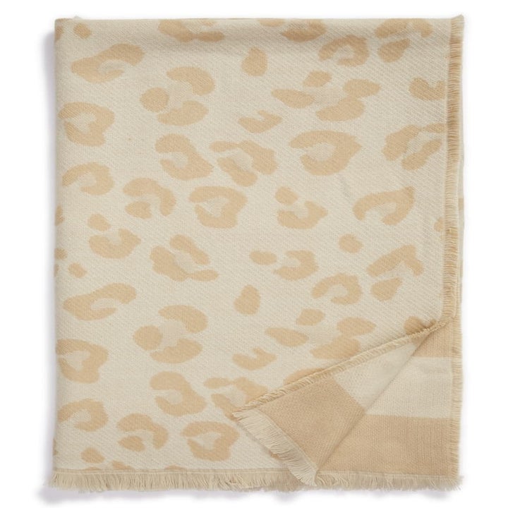 The leopard print throw blanket