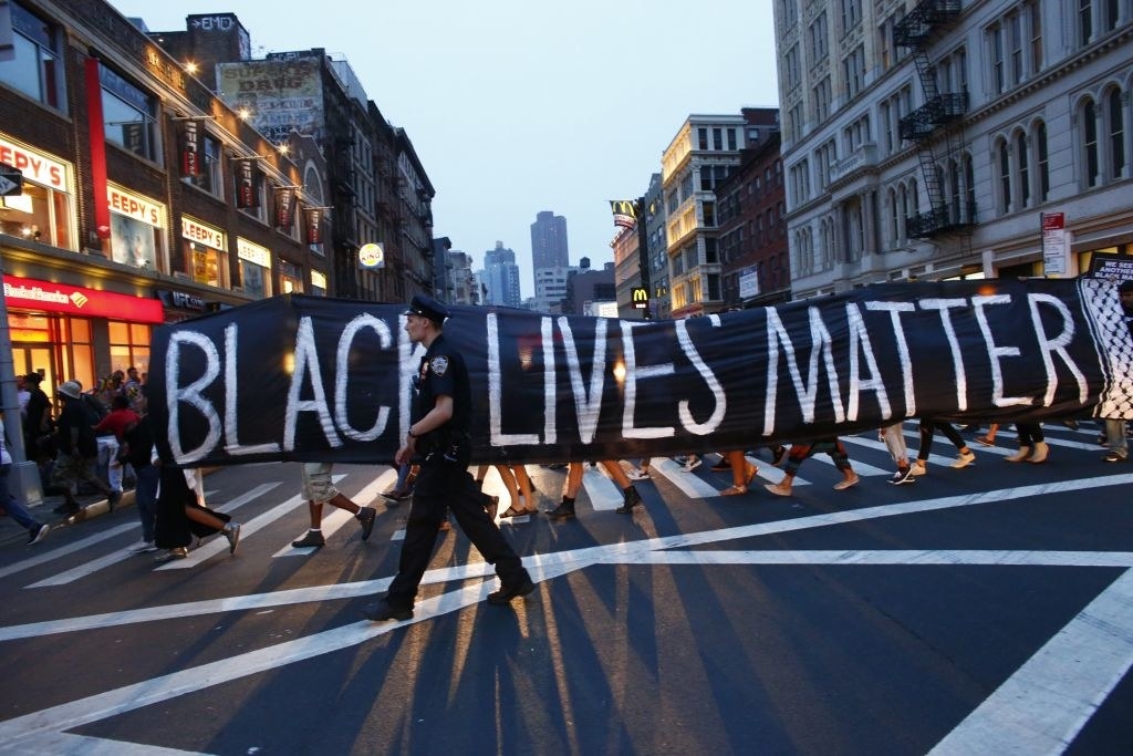 A Black Lives Matter protest