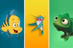 Which princesses match with Flounder, Flit, and Pascal?