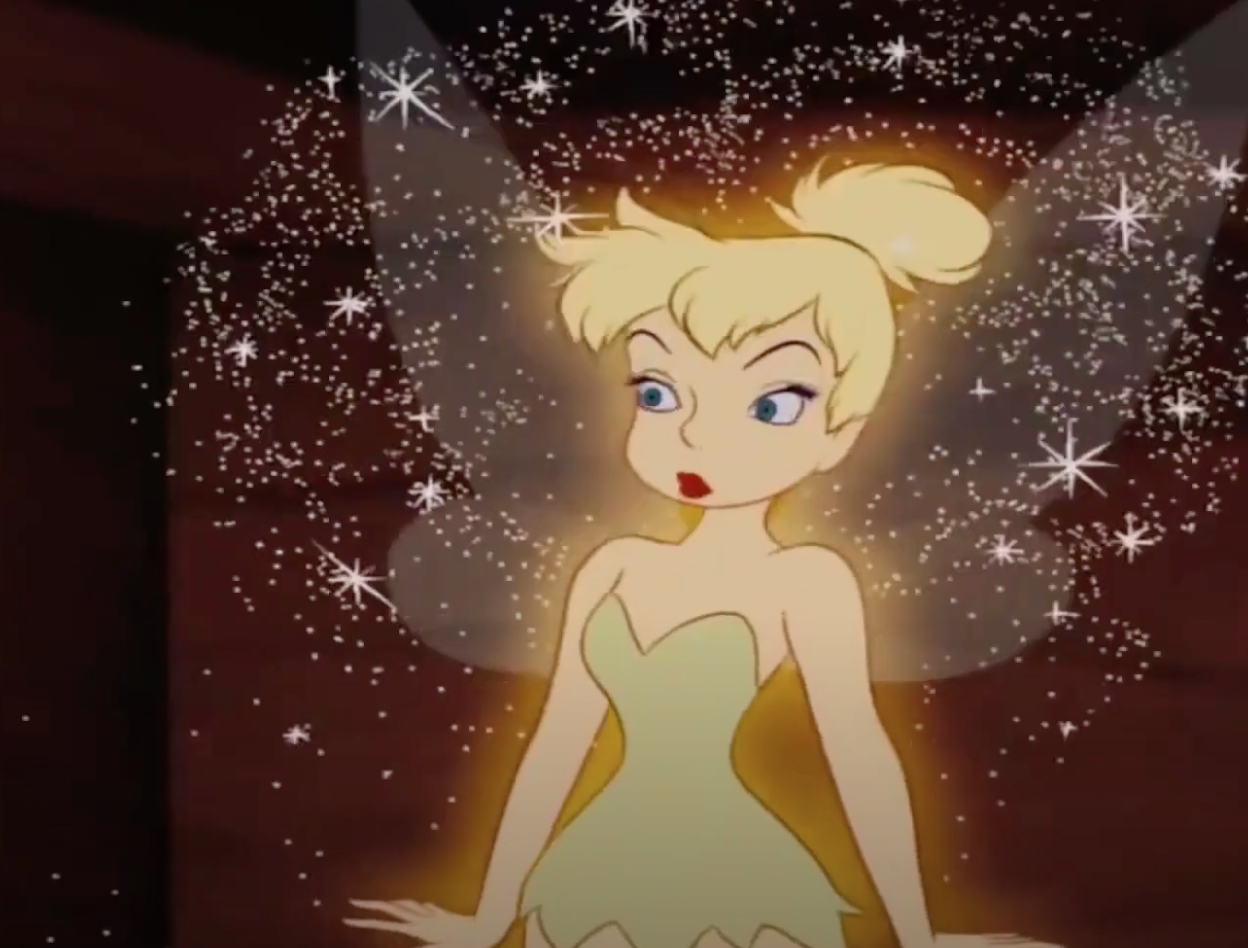 Tinker Bell in &quot;Peter Pan.&quot;