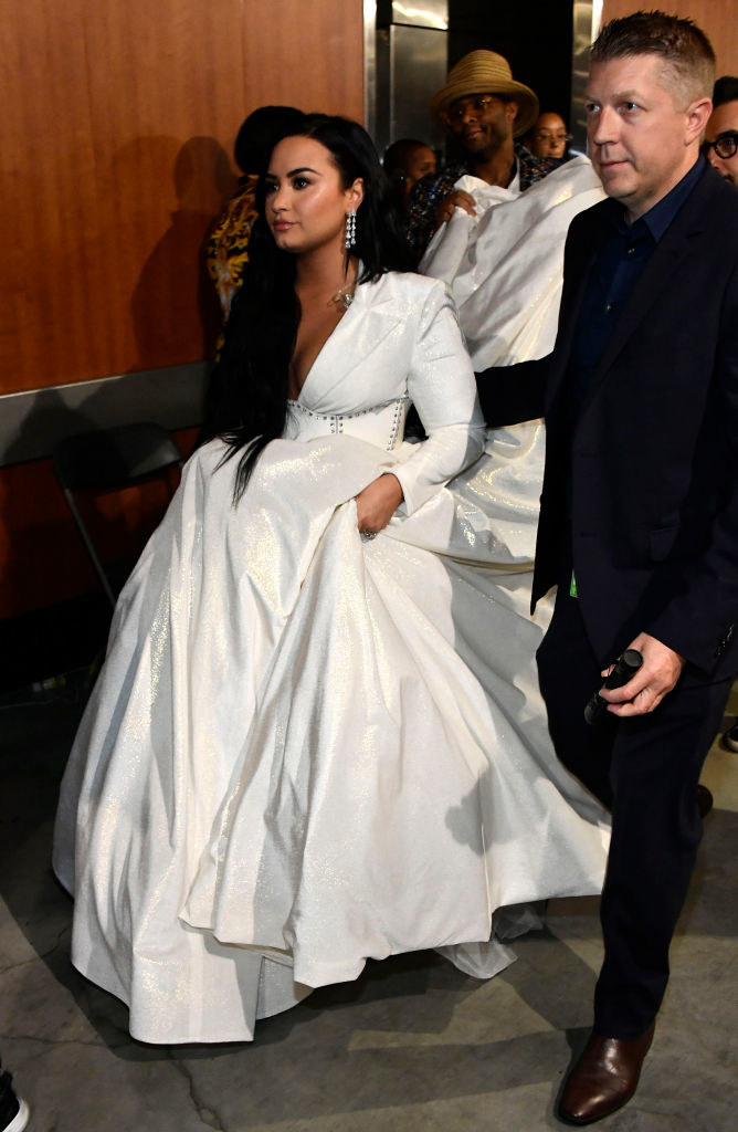 Demi lovato store wedding dress