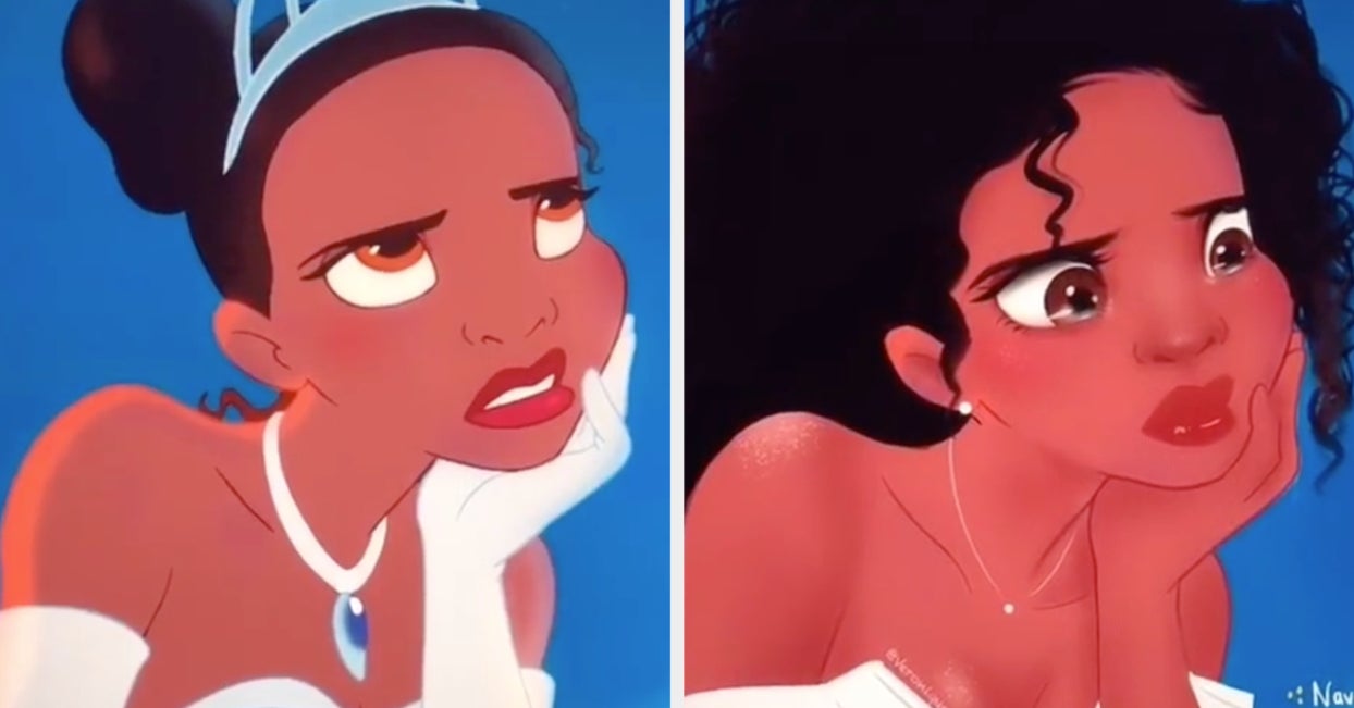 Disney Tiktok Artist Gives Characters Modern Glow Ups