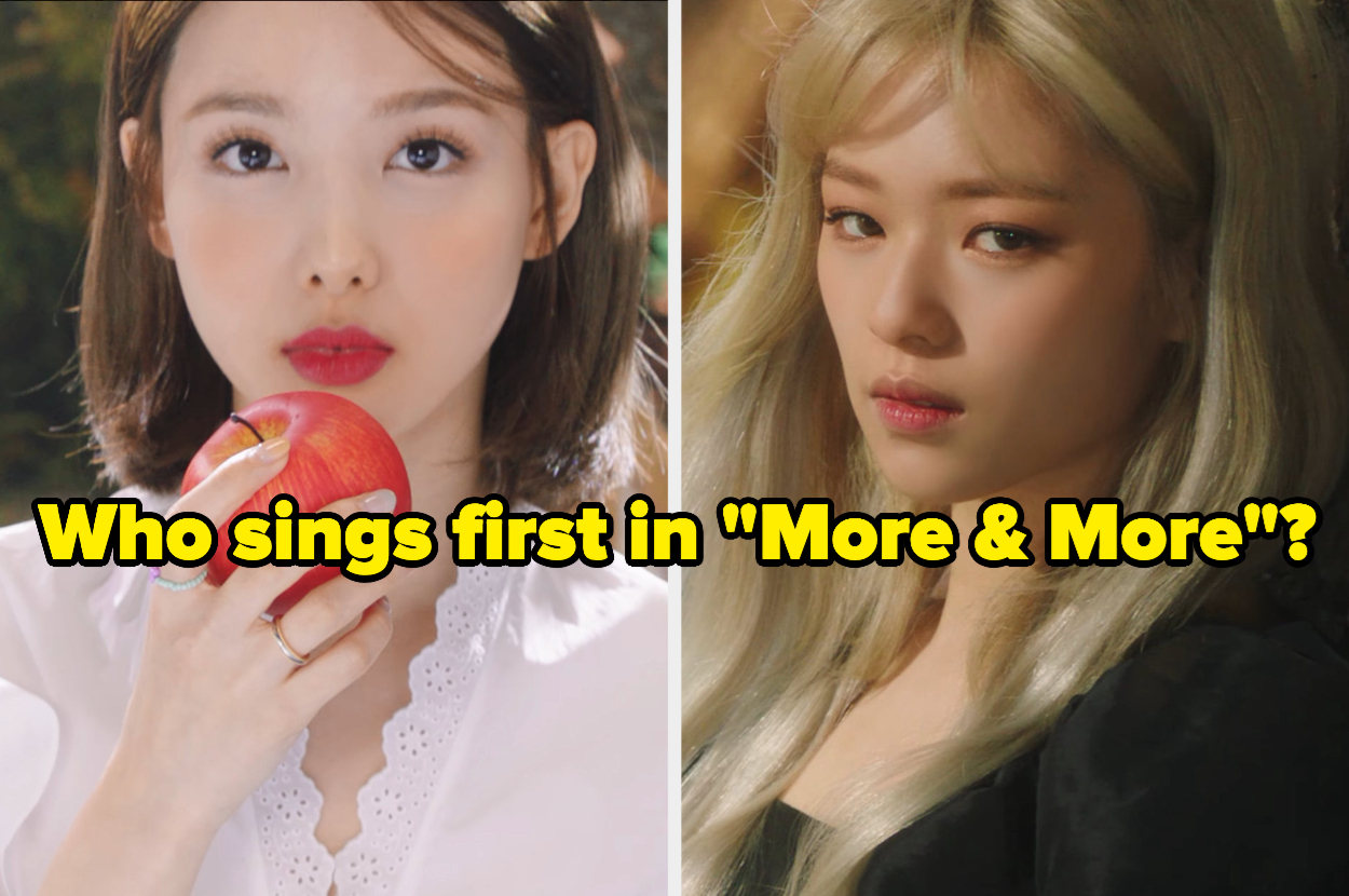 Which Twice Member Sings First On Each Of These Songs