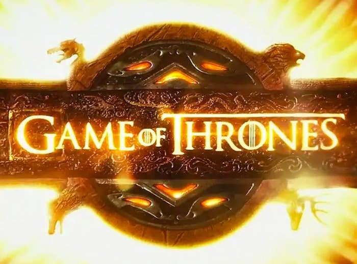 Game of Thrones logo from the opening titles of the show