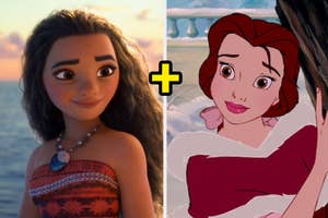 Moana plus Belle