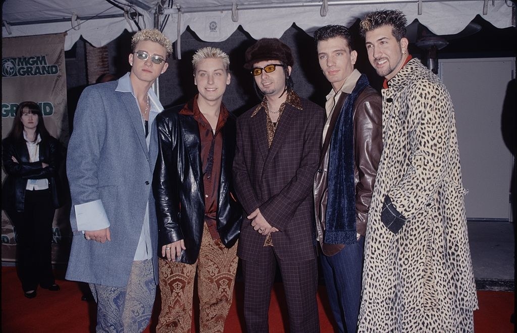 NSYNC with large suits