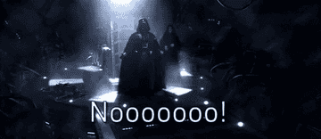 Darth Vader screaming &quot;NOOOO!&quot;