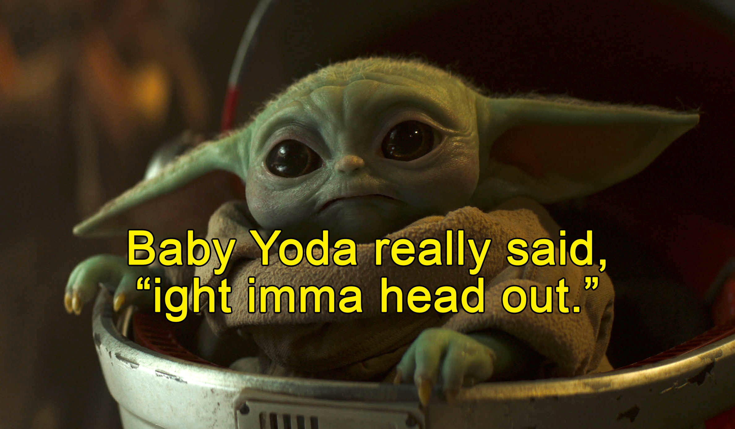 Funny baby yoda discount videos