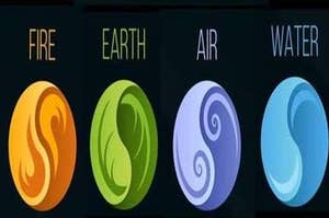 A picture of the four elements
