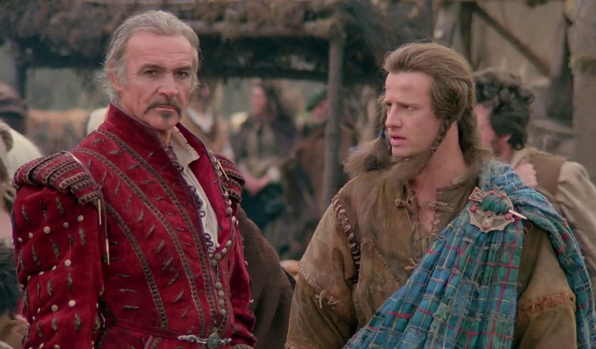 Sean Connery and Christopher Lambert in Highlander