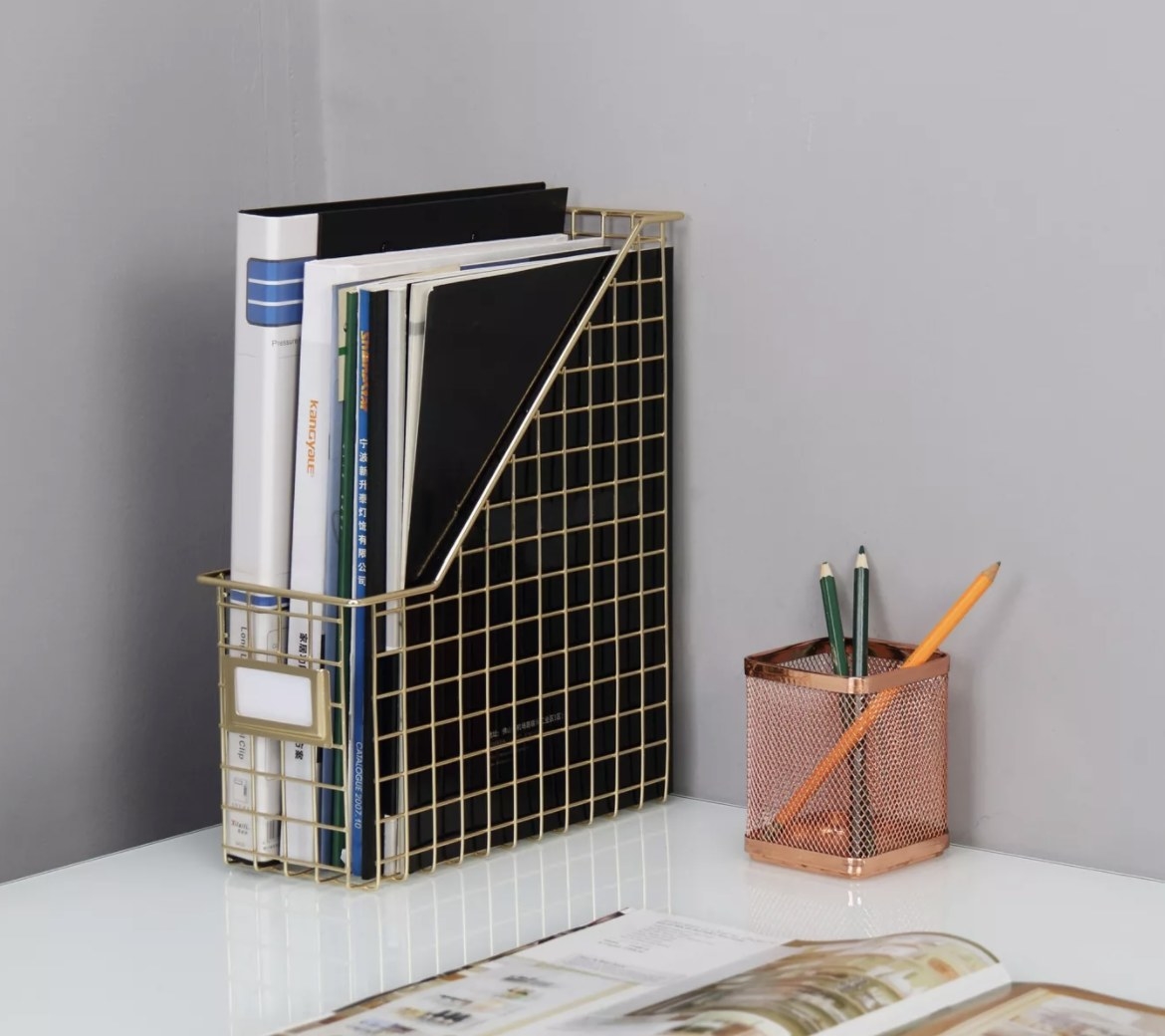 Gold wire file holder