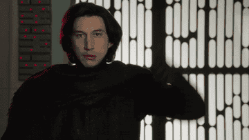 adam driver as kylo ren giving a thumbs up on saturday night live