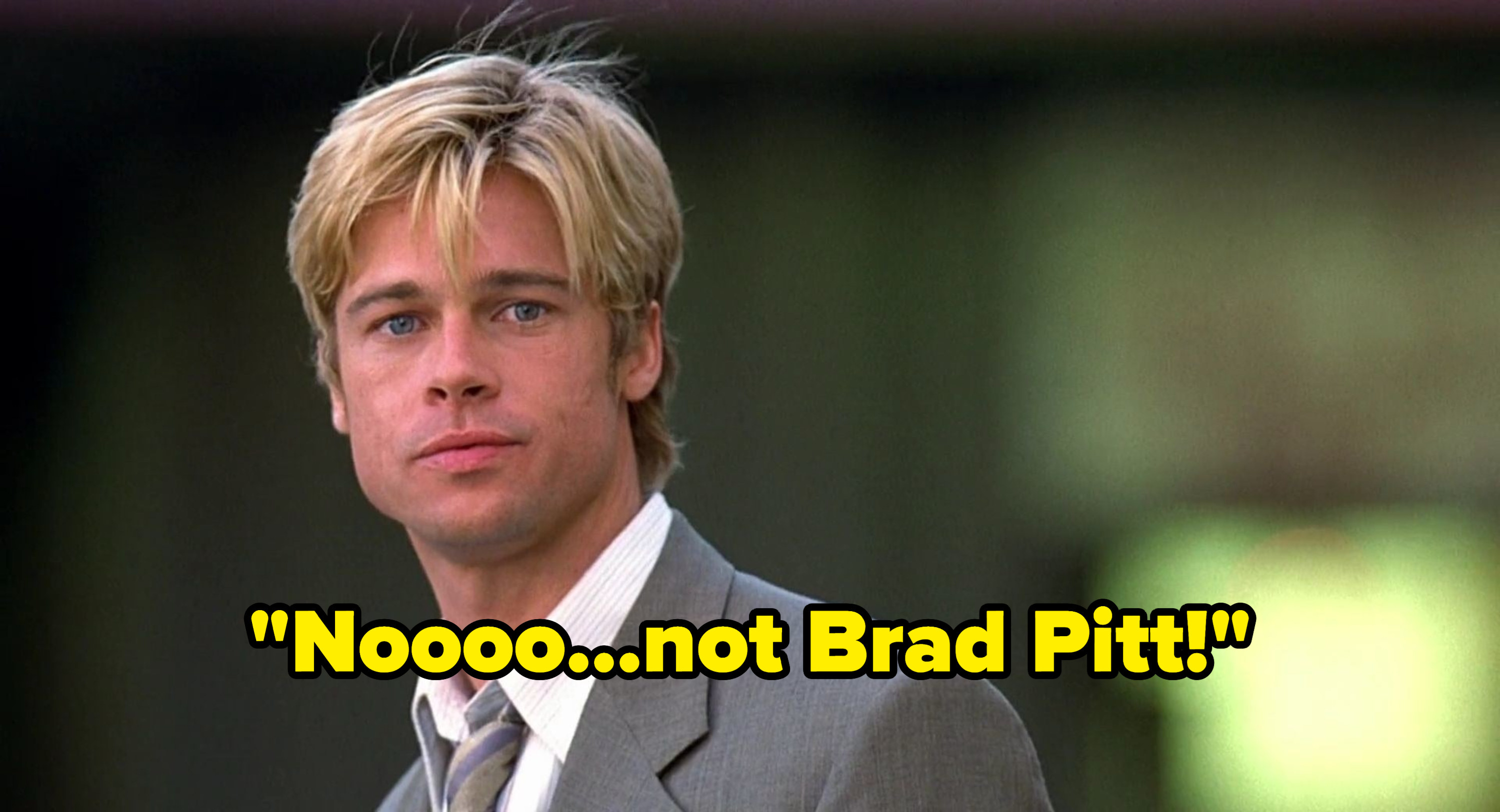 Brad Pitt in Meet Joe Black