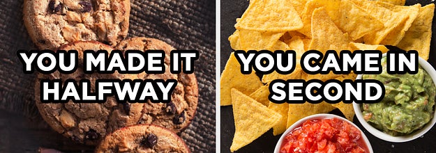 On the left, a pile of chocolate chip cookies with