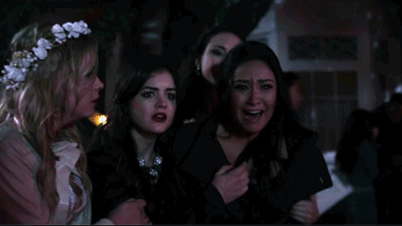 the girls hold Emily back crying after Maya&#x27;s body is found
