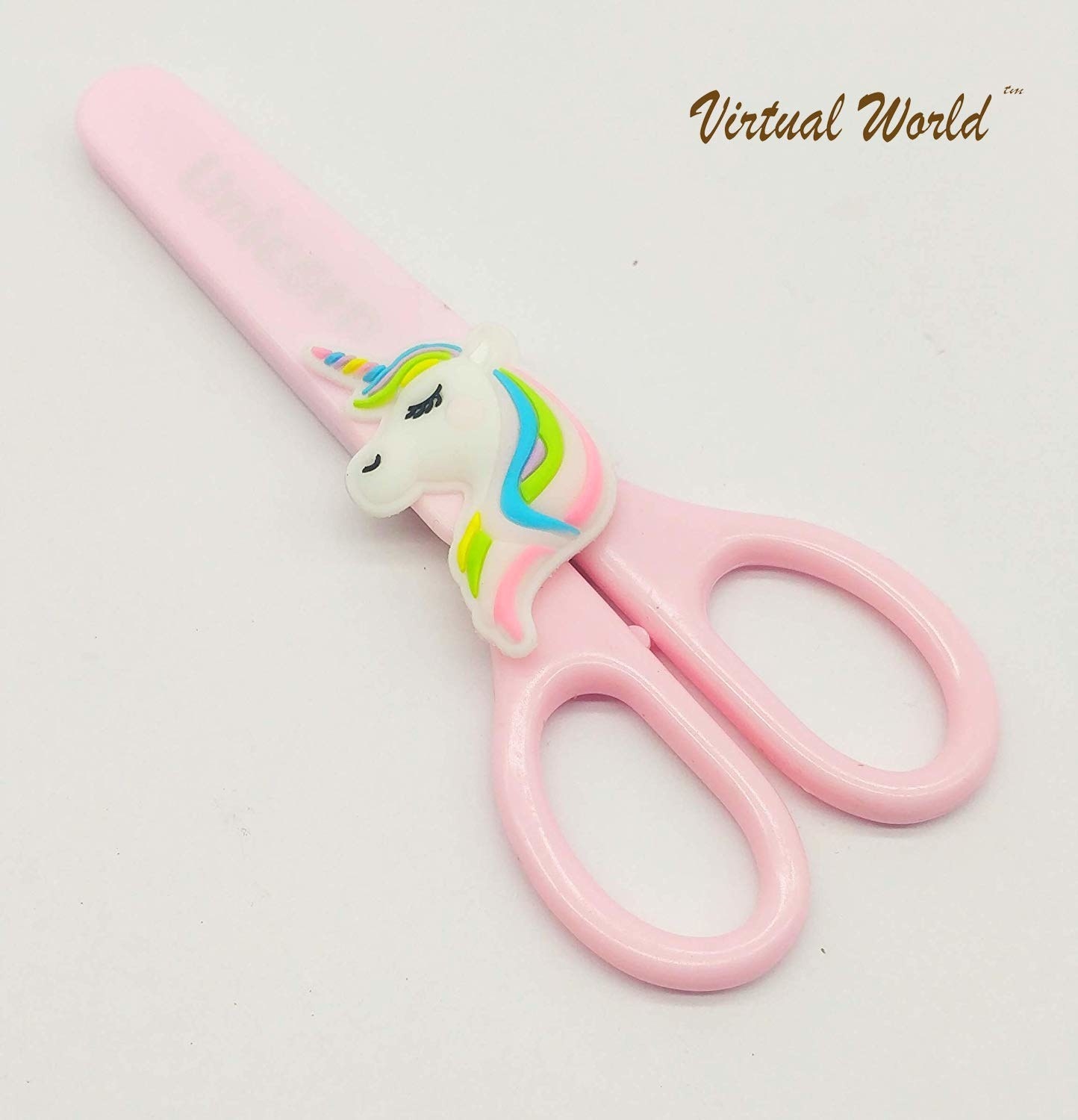A pair of pink unicorn scissors