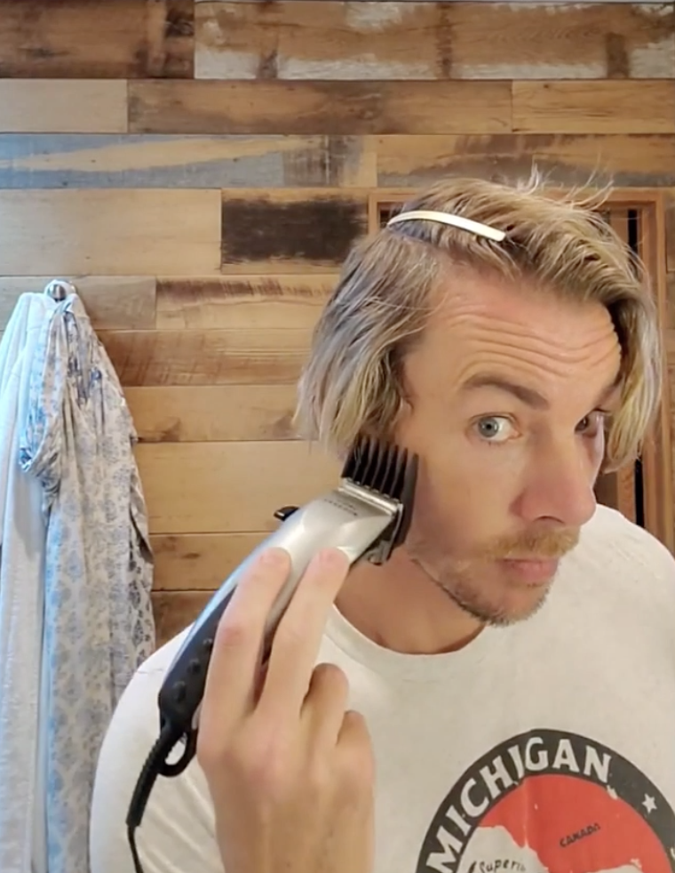 Dax Shepard Shaves Hair To Match Daughter In Instagram Video