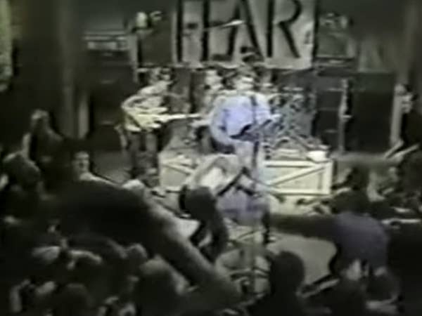The mosh pit during their performance