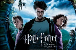 Harry, Ron, and Hermione preparing for their 3rd school year