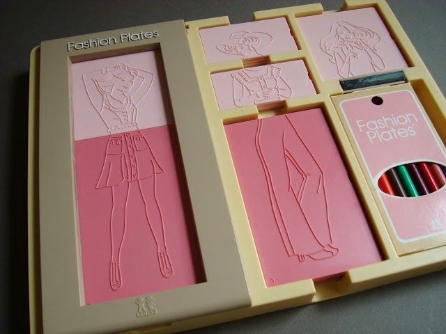 A Fashion Plates play set from the early &#x27;80s