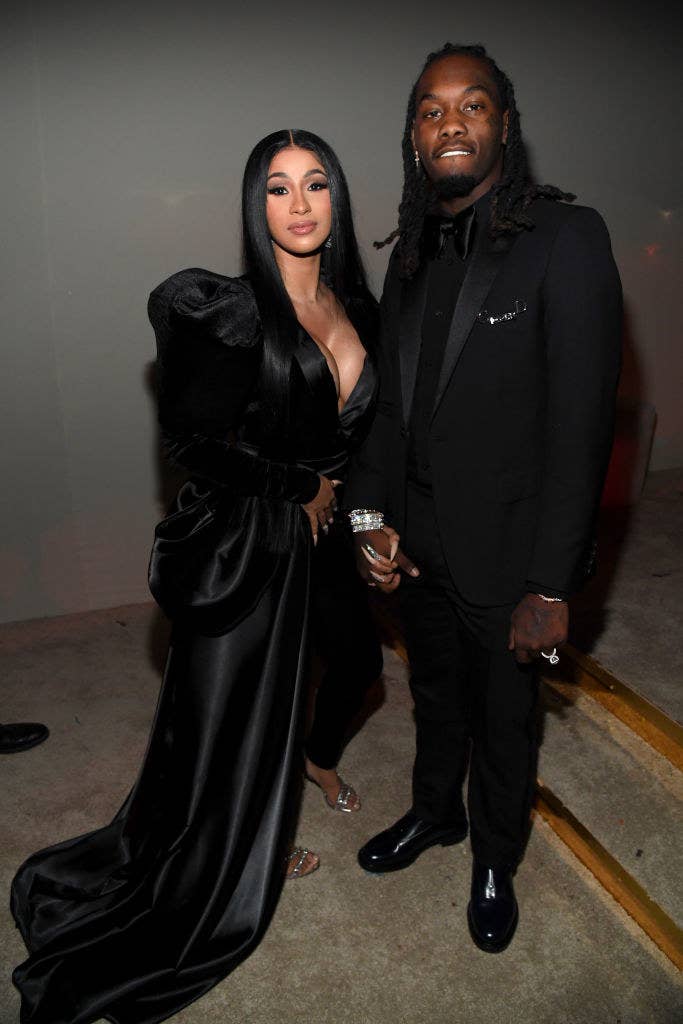 Cardi and Offset at Sean Combs&#x27; 50th Birthday Bash
