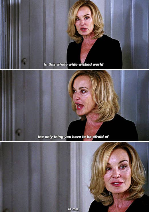 Fiona telling the other witches the only thing they should be afraid of is her
