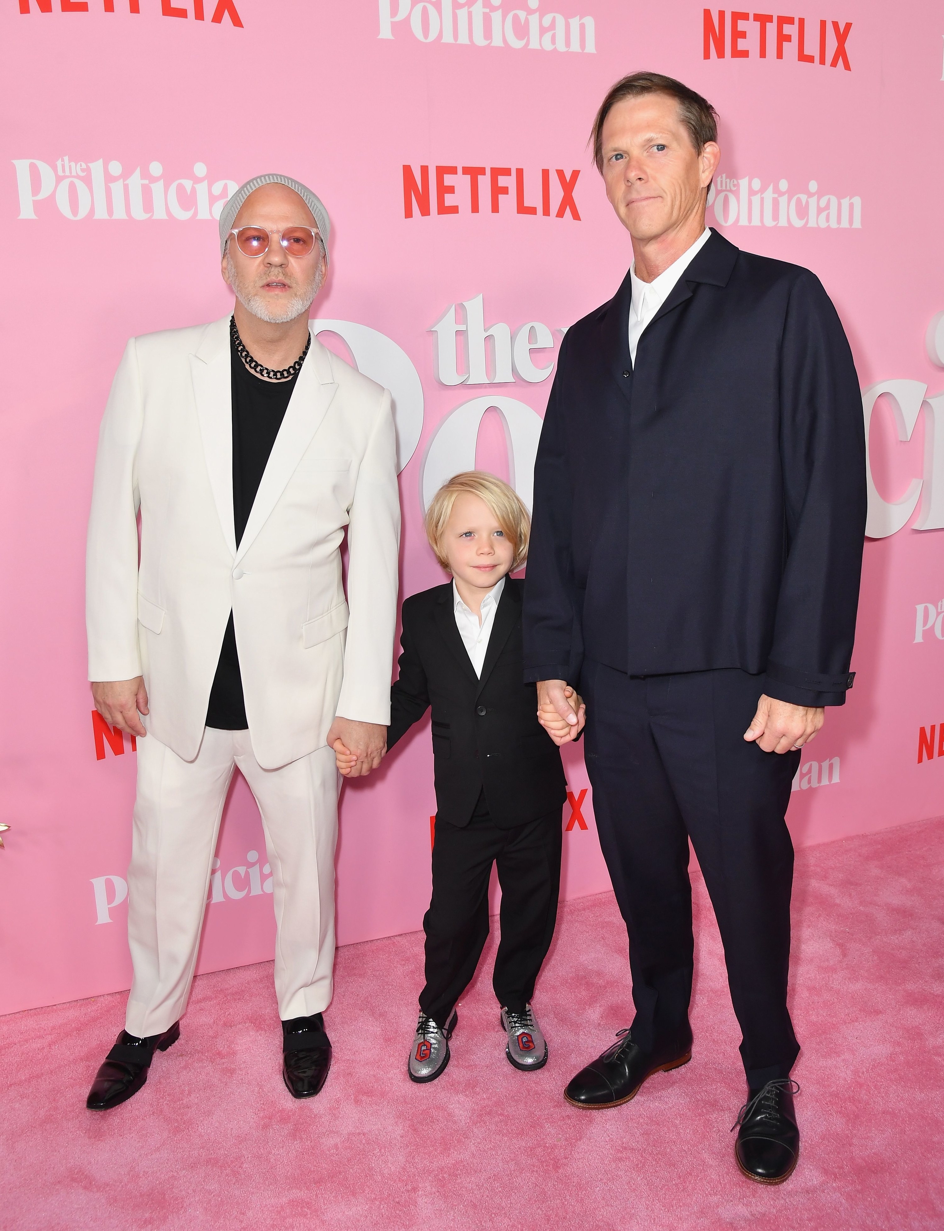 on the pink carpet for the politician movie