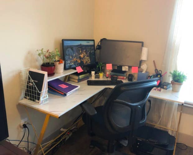 30 Desks That Reviewers Truly Love, Corner Desk For Multiple Monitors