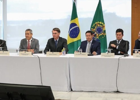 A reunião ministerial de 22 de abril.