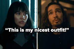 Images of Allison and Klaus with the quote 