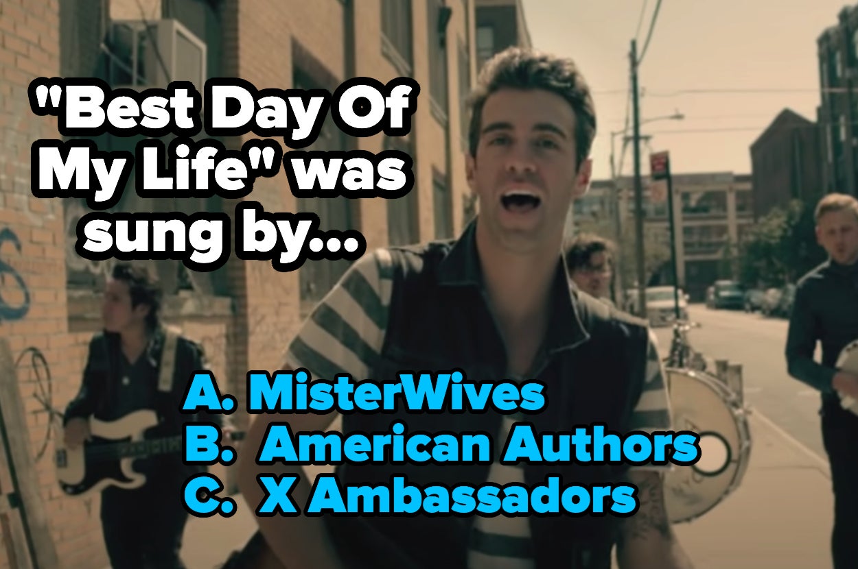 American Authors singing Best Day of My Life